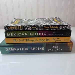 Modern Fiction Bundle: Mexican Gothic, Damnation Spring, Chouette, Laura Dave